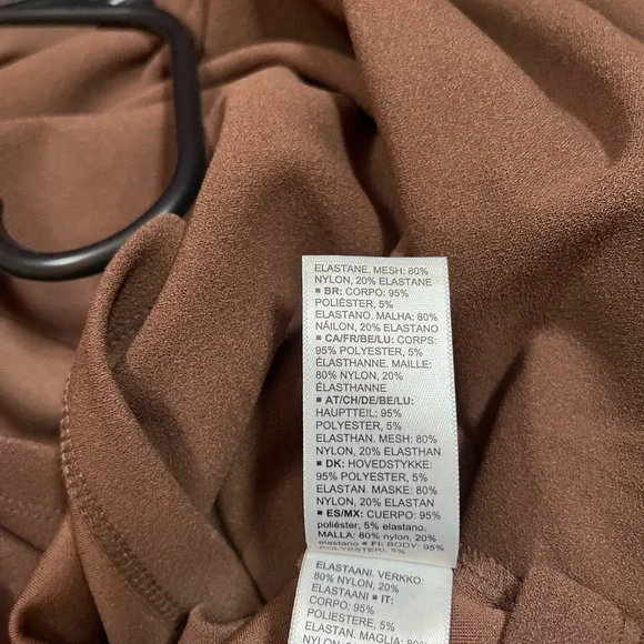 Elegant Plus Size Brown Dress - Picture 4 of 4